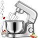 Mixeur sur pied, 4,5 litres, 1500 watts, 10 vitesses, acier inoxydable, argent