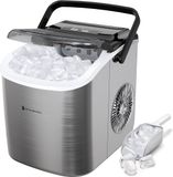 KitchenBrothers IJsblokjesmachine - 1.2L - 12kg/24 uur - Zelfreinigend - RVS