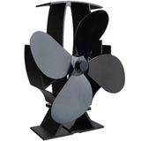 Forest Master SuperFast Kachelventilator, patent aangevraagd, door het Verenigd Koninkrijk, op warmte aangedreven, energiebesparend voor hout/houtkachels, efficiënte, stille werking, haardventilator