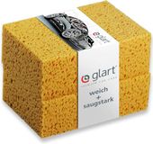 Glart 2-delige set autowassponzen, geel