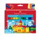 Faber-Castell Jumbo Viltstiften - 24 Stuks - Super Wasbaar