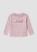 s.Oliver T-shirt Kinderen Unisex Zachtroze Katoen Lange Mouw 80