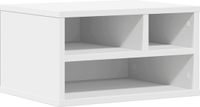 vidaXL Printerkastje 40x32x22,5 cm bewerkt hout wit