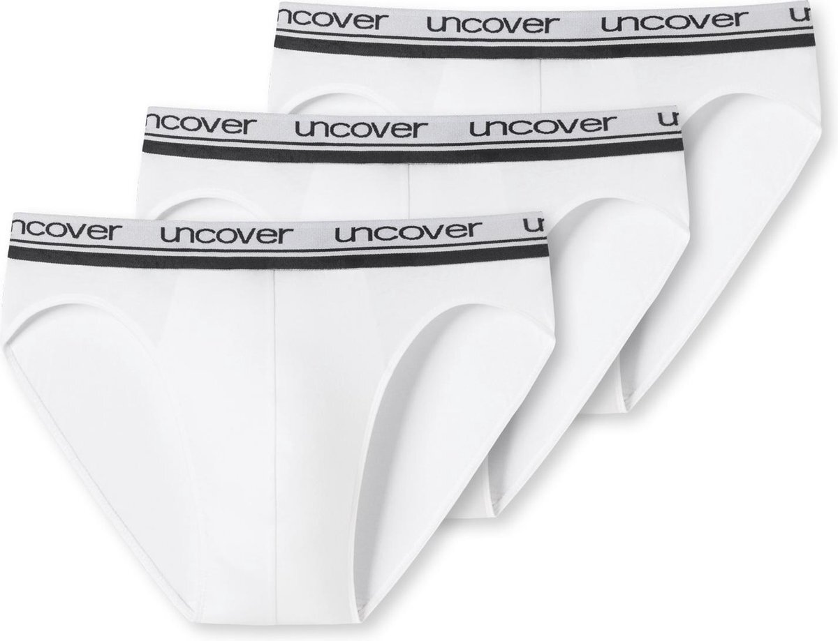 Uncover by Schiesser Schiesser Uncover Heren Rio-Slip - Wit - 3-Pack - Maat XXL