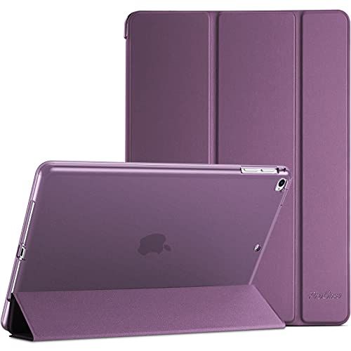 ProCase Smart Case voor iPad 9.7/iPad 6e/5e Gen, iPad Air 2/iPad Air 1 (Model: A1893 A1954 A1822 A1823 A1566 A1567 A1474 A1475 A1476) Slanke zachte TPU Cover Folio Case met doorschijnende achterkant