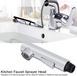 Sans marque Tête de pulvérisation pour robinet ABS Douchette extractible Douche Robinet d'eau Accessoire de remplacement pour robinet de cuisine et de salle de bain Finition chromée