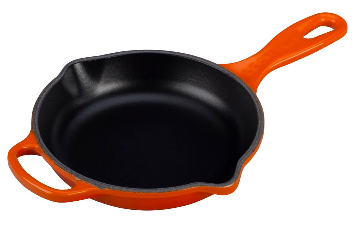 Le Creuset skillet koekenpan ø 16 cm gietijzer vulcanique