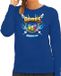 Bellatio Decorations Apres ski sweater dames - blauw - M