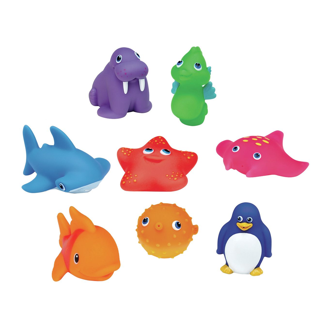 Munchkin 8 Squirtin’ Sea Buddies - Bath Toy Set