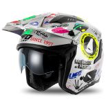 UFO Sheratan Casque jet Argent M