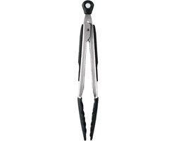 OXO Serveertang Siliconen 23cm Grijs RVS