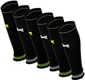 Xtreme Sockswear Kuit Sleeves Compressie Hardlopen - 6 paar - Unisex - Zwart - Maat 39/42