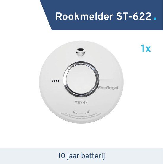 FireAngel ST-622 Rookmelder - 10 jaar batterij - Wit