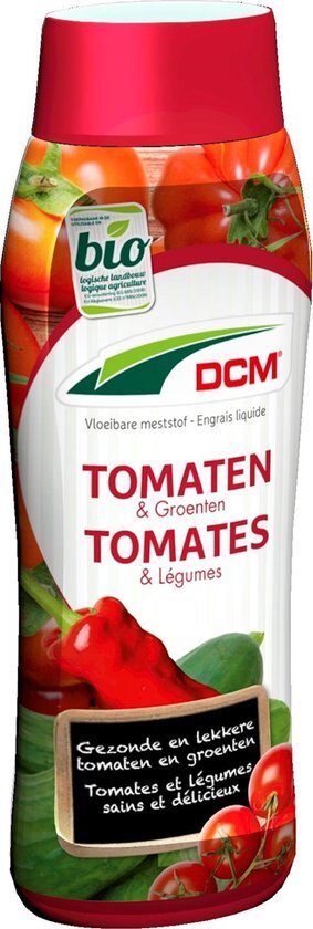 DCM Vloeibare Meststof Tomaten & Groenten 0 8 ltr BIO