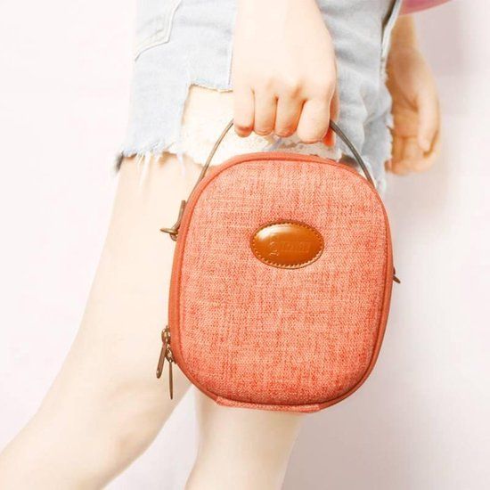 Hand / Schoudertas Rood - Unisex - Kunststof - Ritssluiting