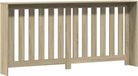 vidaXL Radiatorombouw - 175x20x82 cm - Bewerkt hout - Sonoma eikenkleurig