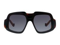 Loewe LW40194I Lunettes de soleil géométriques Havane gris pour femme