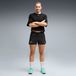 PUMA Sportbroek zwart / wit