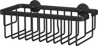 tesa® Moon Black Douchereknis - Montage ZONDER Boren - Zelfklevend - Mat Zwart Metaal - Draagkracht 10 kg - Watervast - Industrieel Design