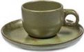 Serax Sergio Herman Surface Espressokop + Schotel Camogroen 13 Ø 4 stuks