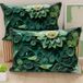 PETTI Artigiani Italiani - Paar kussenslopen 60 x 40 cm van microvezel, decoratief kussen voor slaapkamer, bank, woonkamer, set van 2 kussenslopen, bloemenpatroon 05 22, 100% Made in Italy