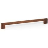 Viefe HAKO BIG poignée à pousser en bois, noyer - 480 mm - des deux côtés (1 paire)