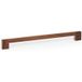 Viefe HAKO BIG poignée à pousser en bois, noyer - 480 mm - des deux côtés (1 paire)