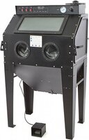 HBM SBC 350 Straalcabine met Afzuiging - MAT ZWART