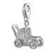 Melina Damesbedel hanger kinderwagen 925 sterling zilver 1800495