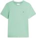 Tommy Hilfiger Heren T-shirt Katoen Ronde Hals Korte Mouw L Groen