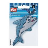 Prym 925246 applicatie dolfijn, blauw, 56 x 110 mm