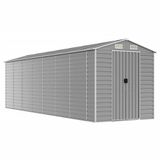vidaXL Tuinschuur Grijs Staal 1910x6400x1980 mm