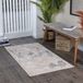 Surya Vloerkleed - Woonkamer, Slaapkamer - Vintage Oosters Tapijt AZRA - Beige/Wit - 80x150 cm