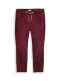 Tom Tailor Tapered Relaxed Broek Preppy Plum