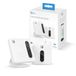 Garza - Intelligente wifi-thermostaat voor radiatoren en verwarming, met adapter, verbruiksmeter, touch-bediening, open raamherkenning, app-besturing en spraakbediening, Alexa/Google, wit
