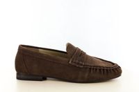 PS Poelman CLSHN-LX 66001-03 Dames Suède Loafers Bruin