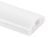Barrière d'eau de douche pliable - Protection anti-éclaboussures en silicone blanc