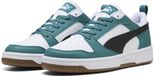 PUMA Rebound v6 Low Unisex Sneakers - Emerald Ice-PUMA Black-PUMA White