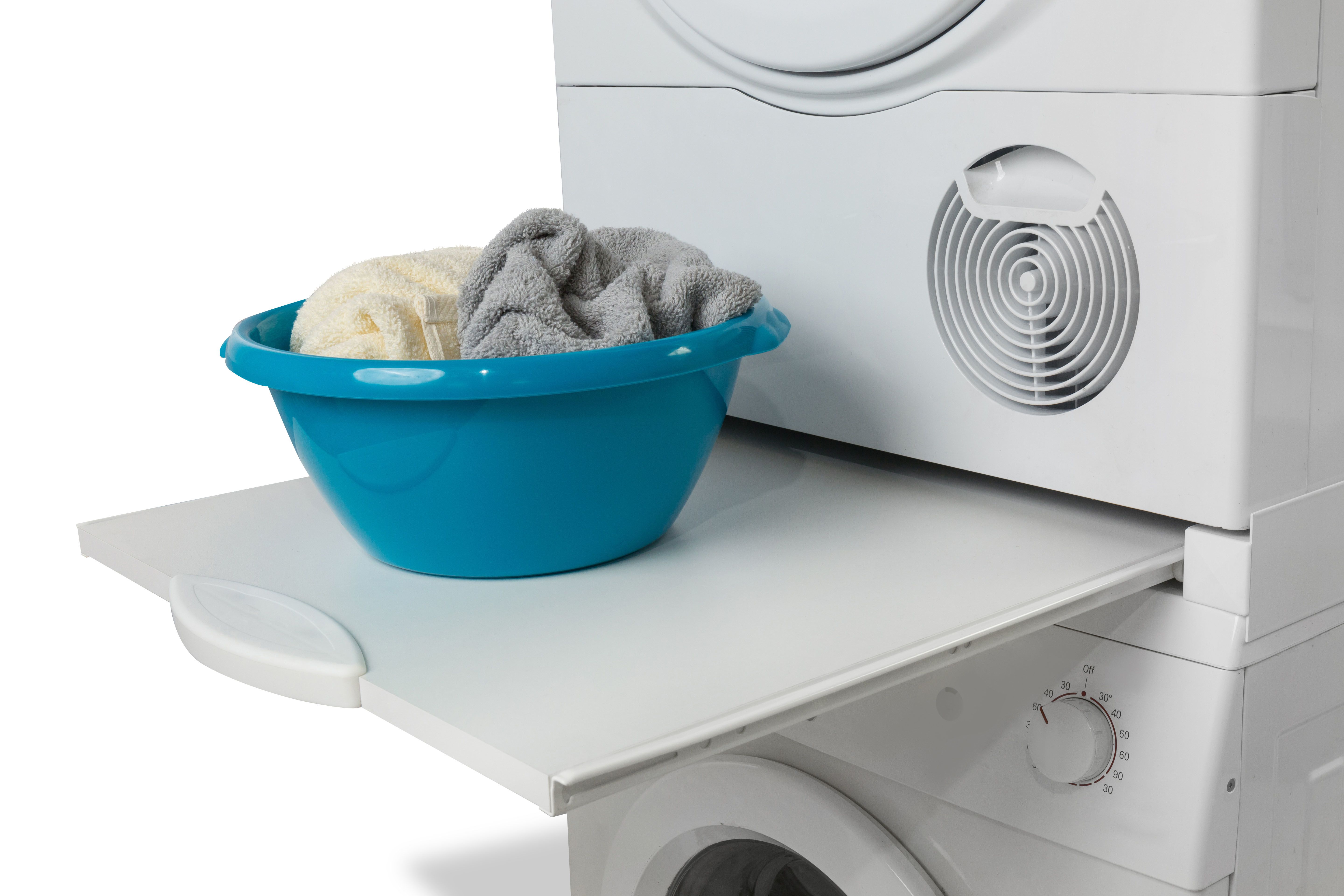 Salora SKDT200W - Stacking Kit for Washing Machine and Dryer - Universal - White