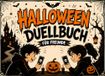 Halloween Duellbuch für Freunde: 25 verrückte Challenges, Rätsel & Ausmalbilder für ein episches Halloween-Duell zu zweit
