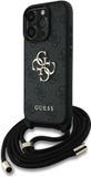 Guess 4G Big Logo Crossbody Serie - iPhone 16 Pro Hoesje - Noir
