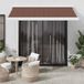Maison Exclusive - Auvent Rétractable Automatique Marron 350x250 cm