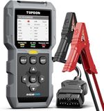 TOPDON AL500B OBD2-diagnose, OBD2-scanner, batterijtester 2-in-1, volledige OBDII-functies voor meer dan 10.000 merken, 12V batterijtest en 12V/24V starttest, gratis software-update