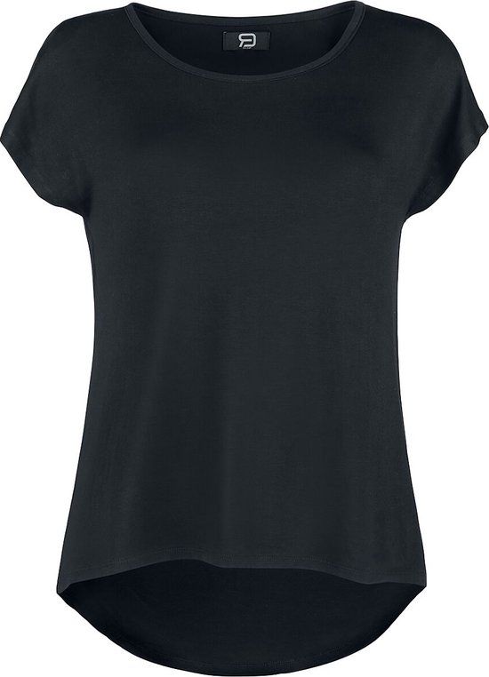 R.E.D. by EMP R.E.D. Rock-Engineered Design Zwart los basic T-shirt - Dames - XXL
