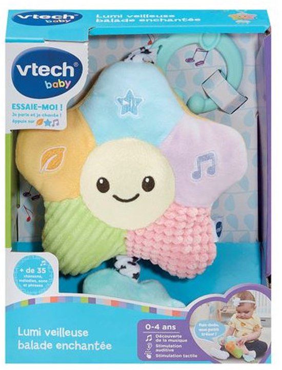 VTech Muzikale Nachtlampknuffel Draagbaar Multikleur