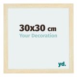 Your Decoration Cadre photo 30x30 cm - MDF - Sable balayé - Mura