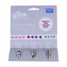 PME Jem Nozzles Set - Small Flowers Collection, 3 Pieces, Stainless Steel