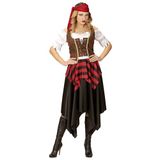 Widmann Piratenjurk Valerie Rood Dames XS