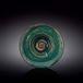 Wilmax WL-669523/A Porseleinen diepe plaat, groen, 22,5 cm diameter, 1100 ml capaciteit