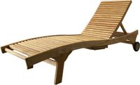 AVH-Collectie Rio ligbed 200x65xH40cm teak verstelbaar